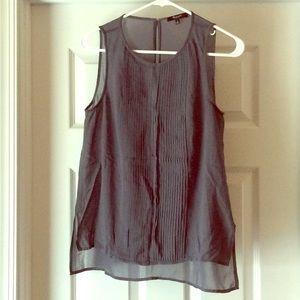 Madewell sea gauze pleat tank